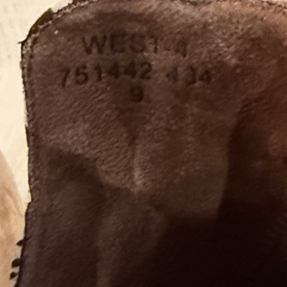 Pierre Dumas Tan Ankle Women’s Boots Cow Print Size 9 - Picture 7 of 12